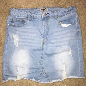 Denim skirt